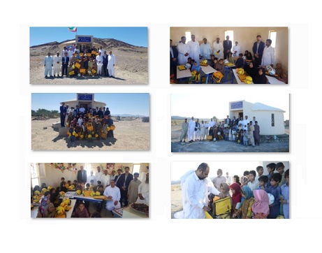 افتتاح 10مدرسه توپی بنیاد قلم چی در روستاهای سیستان و بلوچستان