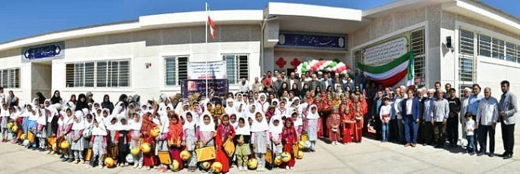 مدرسه 6کلاسه بنیادقلم‌چی در منطقه سیل‌زده آق‌قلا افتتاح شد