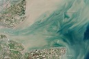 تصاویر فضایی دیدنی از بزرگترین مزرعه بادی فراساحلی جهان
