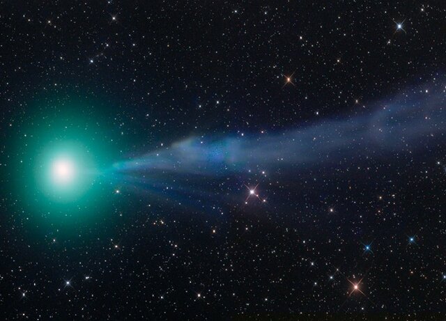 دنباله‌داری که با سرعت در حال نزدیک‌شدن به منظومه خورشیدی است