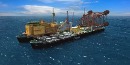 ساخت  کشتی با قابلیت حمل سکوهای نفتی