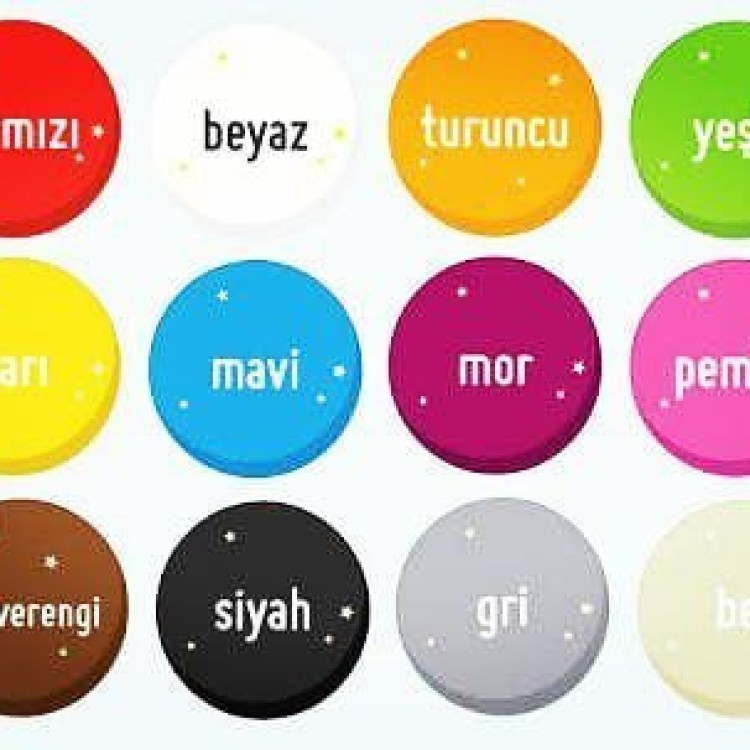 رنگ ها در زبان ترکی استانبولی