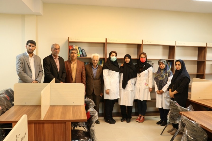 افتتاح کتابخانه تجهیزشده پاویون خوابگاه پزشکان مرکز طبی کودکان