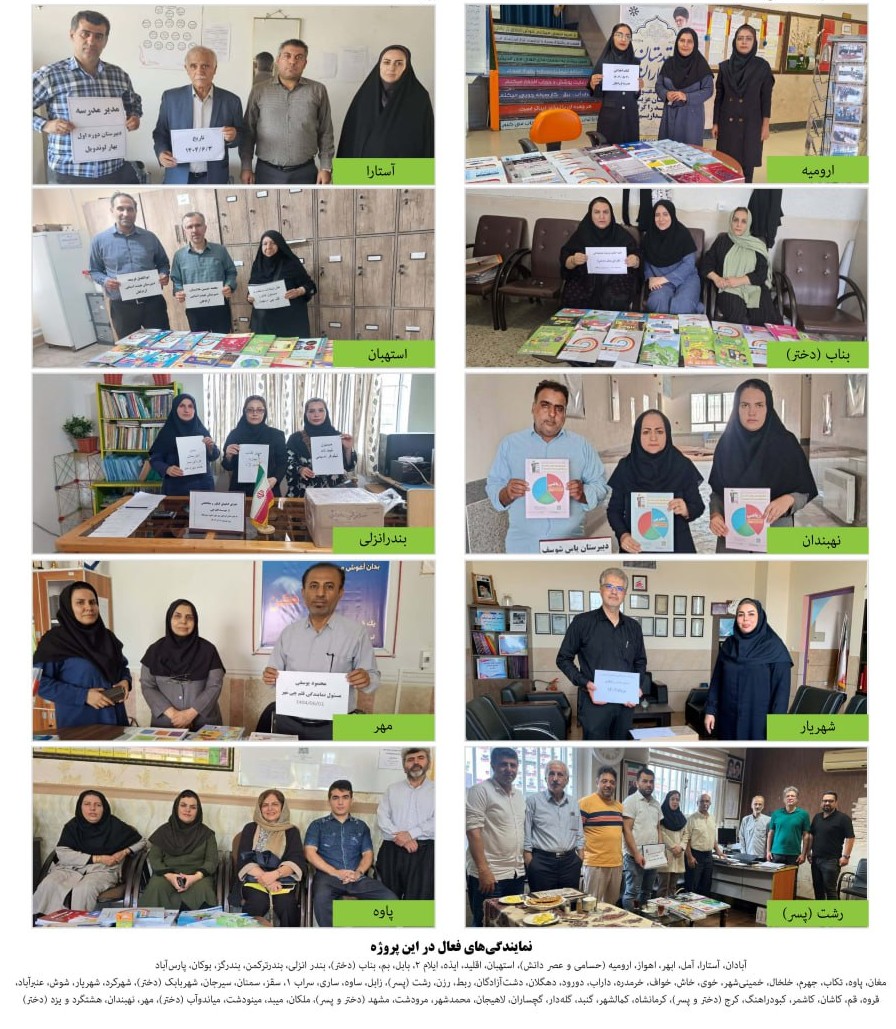 با همکاری 76 نمایندگی قلمچی به 458 مدرسه کتاب اهدا شد