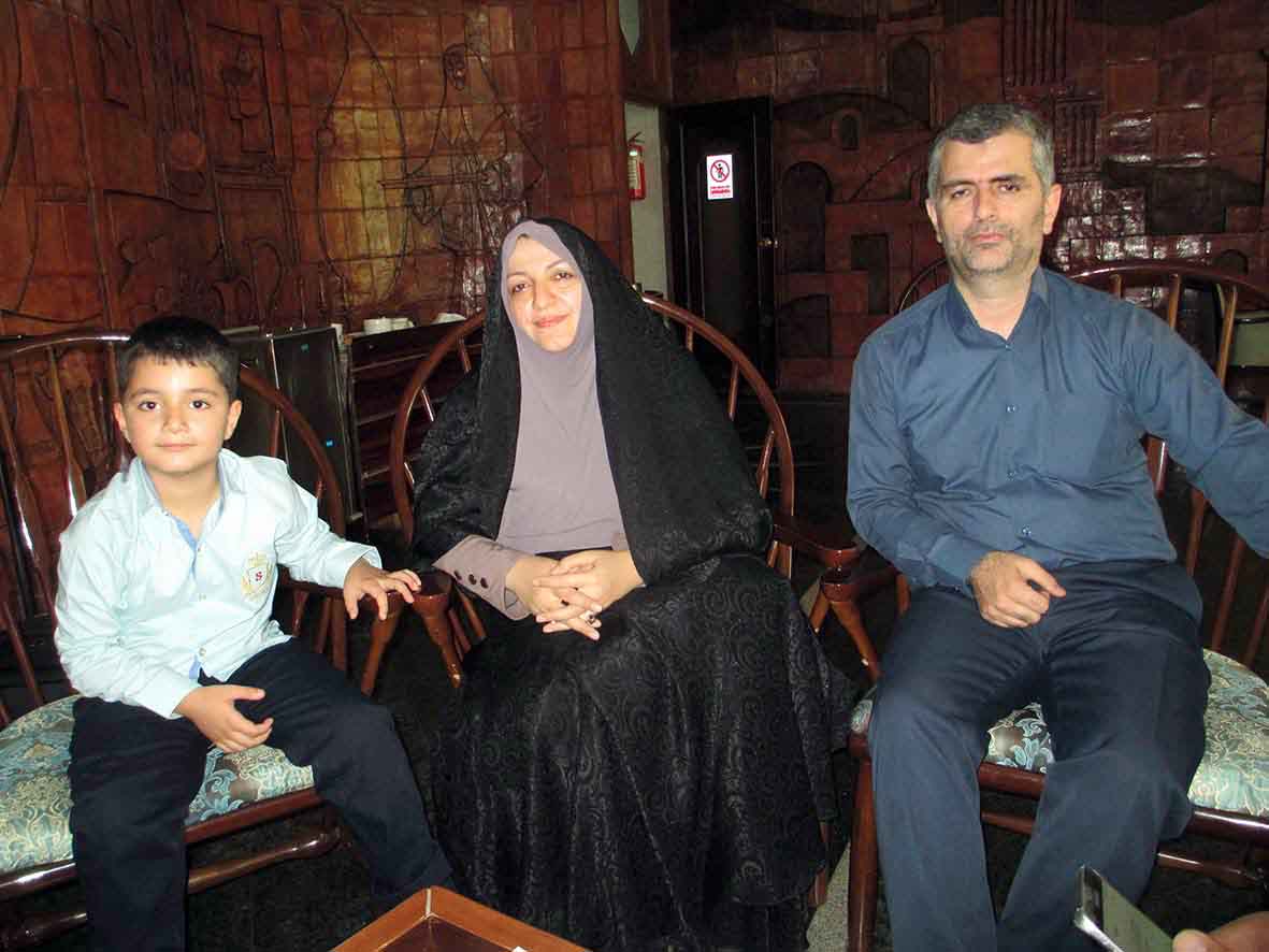 پدر و مادر محمدامین جوادی، رتبه‌ی 9 تجربی منطقه‌ی 2